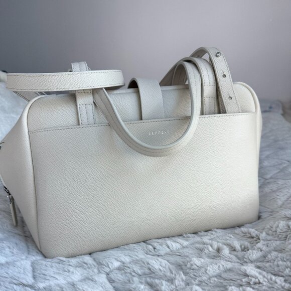 Senreve_Doctor Bag_Pebbled Leather_Cream - Picture 4 of 17